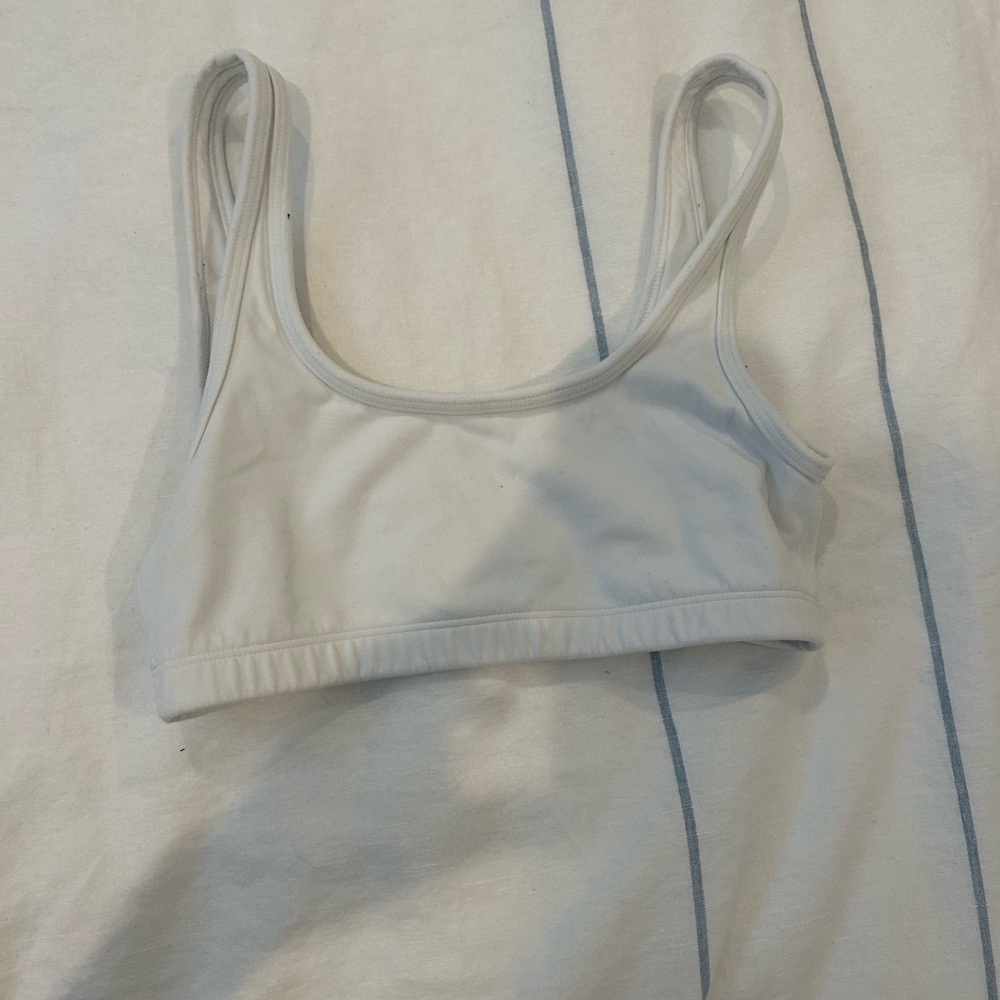 TNA White Sports Bra